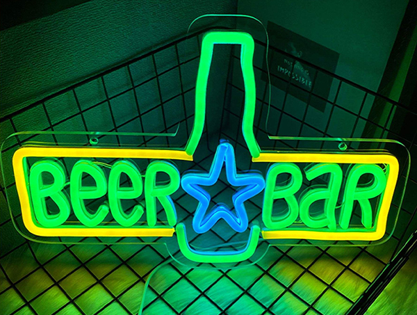 酒吧创意霓虹灯发光字定制