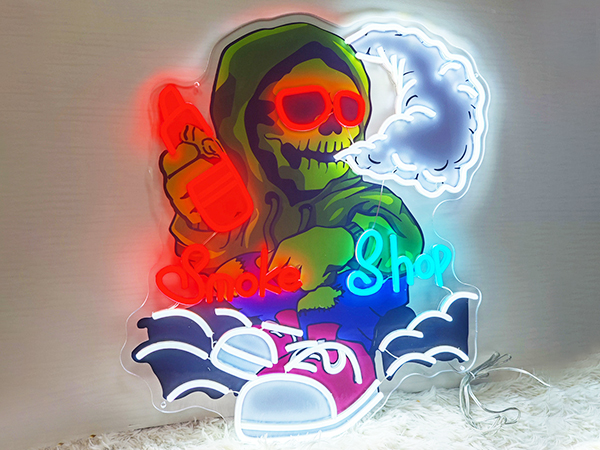 UV打印亚克力led霓虹灯广告牌