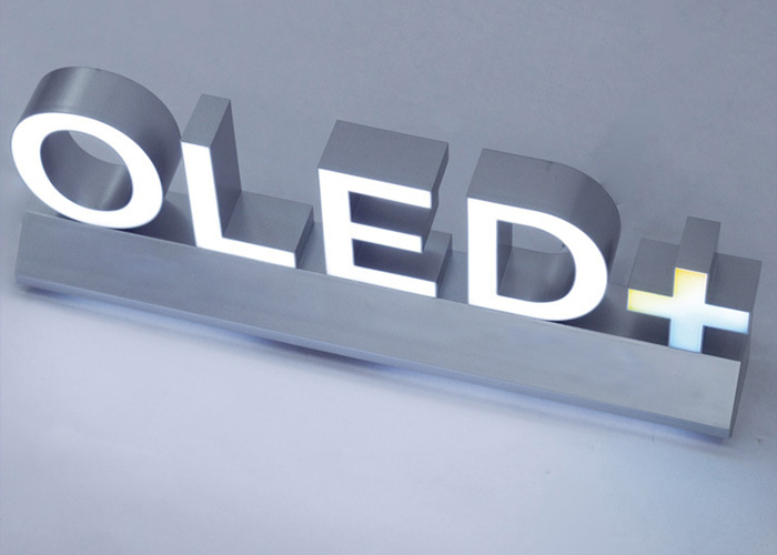 桌面发光字广告牌定制